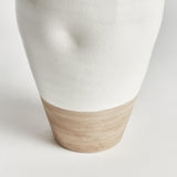 Napa White/Natural LAYTON VASE LARGE