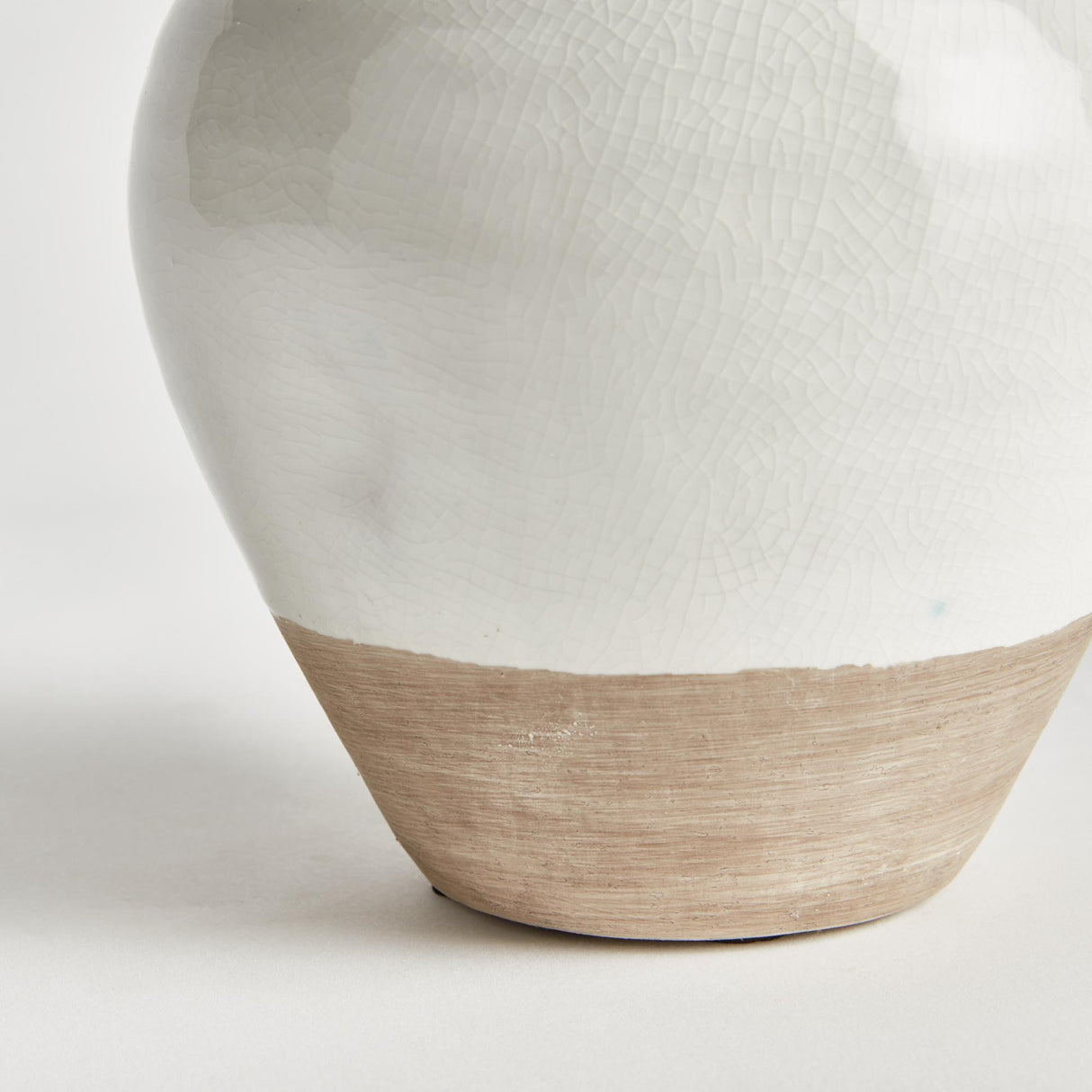 Napa White/Natural LAYTON VASE SMALL