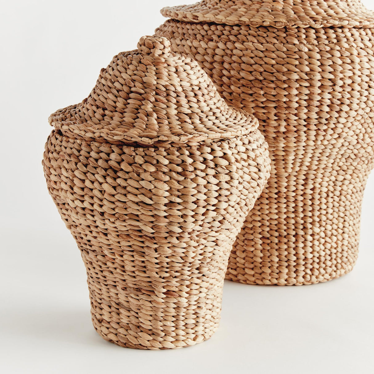 Napa Natural WATER HYACINTH GINGER JARS, SET OF 2
