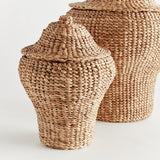 Napa Natural WATER HYACINTH GINGER JARS, SET OF 2