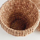 Napa Natural WATER HYACINTH GINGER JARS, SET OF 2