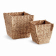 Napa Natural WATER HYACINTH TAPERED BASKETS, SET OF 2