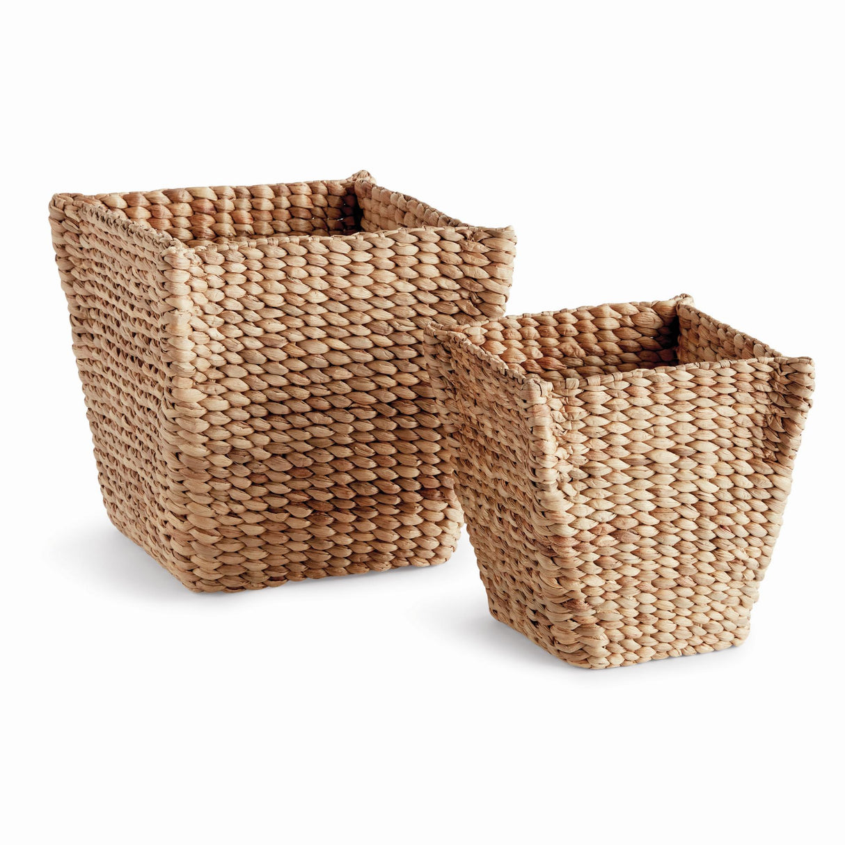 Napa Natural WATER HYACINTH TAPERED BASKETS, SET OF 2