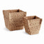 Napa Natural WATER HYACINTH TAPERED BASKETS, SET OF 2