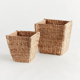 Napa Natural WATER HYACINTH TAPERED BASKETS, SET OF 2