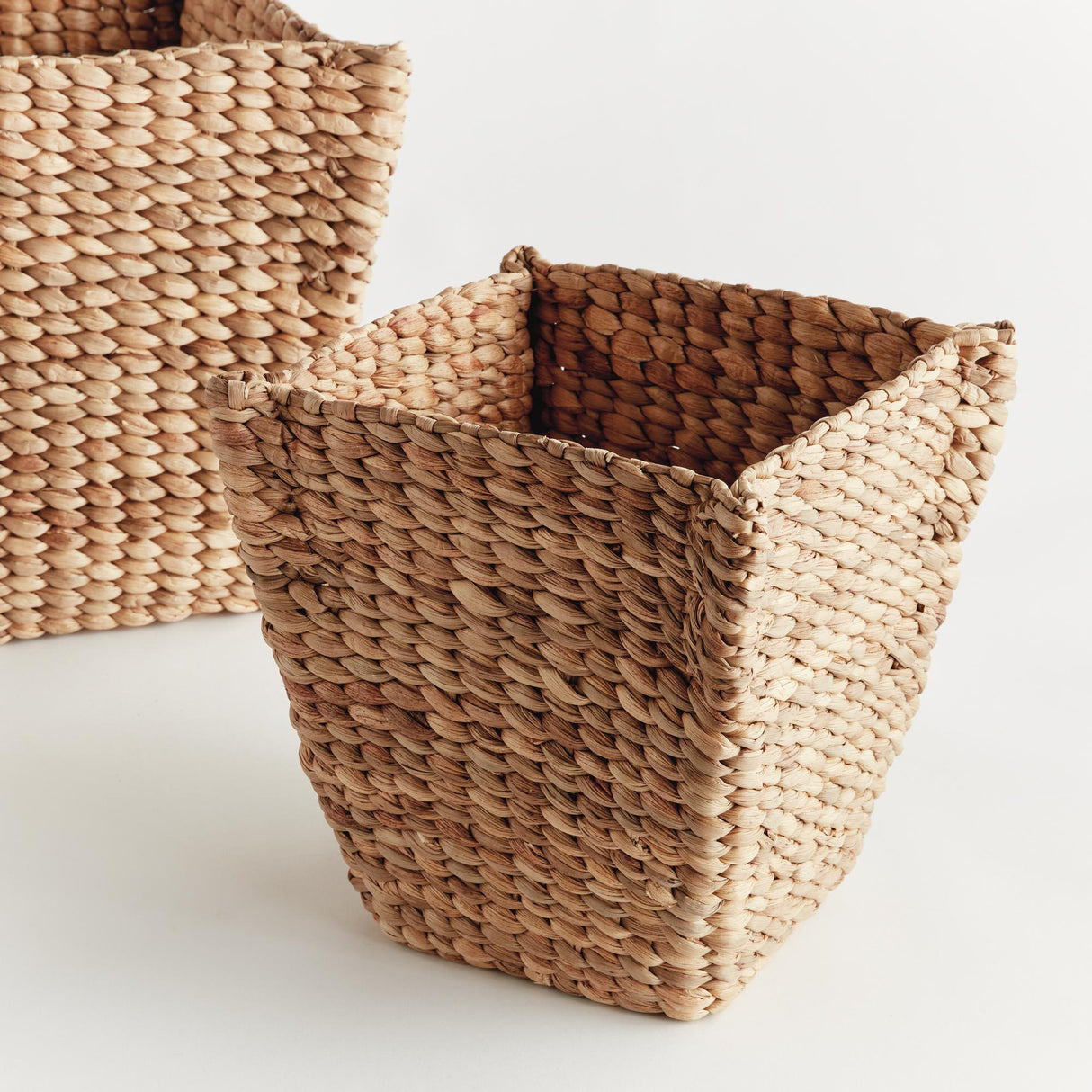 Napa Natural WATER HYACINTH TAPERED BASKETS, SET OF 2
