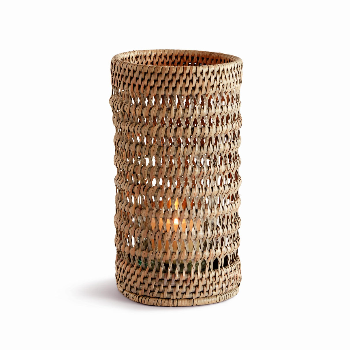 Napa Warm Brown BURMA RATTAN HURRICANE SMALL