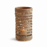 Napa Warm Brown BURMA RATTAN HURRICANE SMALL