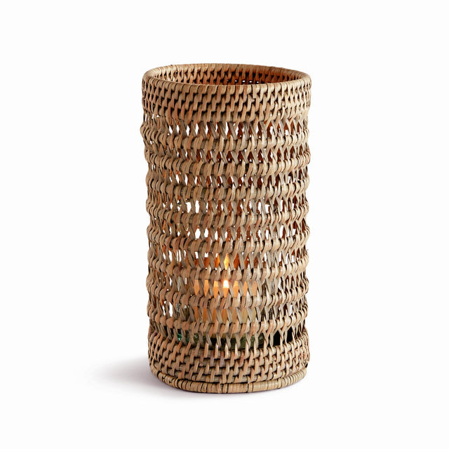 Napa Warm Brown BURMA RATTAN HURRICANE SMALL