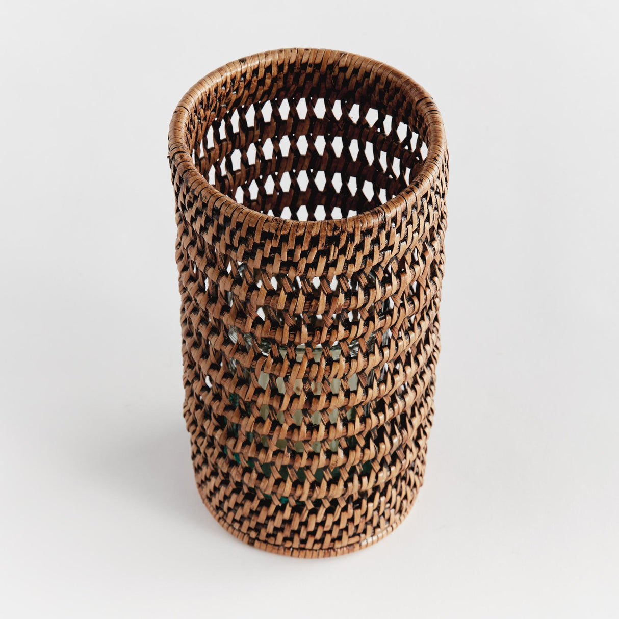 Napa Warm Brown BURMA RATTAN HURRICANE SMALL