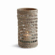 Napa Graywash BURMA RATTAN HURRICANE SMALL