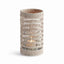 Napa Whitewash BURMA RATTAN HURRICANE SMALL