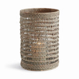 Napa Graywash BURMA RATTAN HURRICANE LARGE