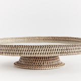 Napa Graywash BURMA RATTAN SERVING STAND