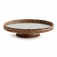 Napa Warm Brown BURMA RATTAN SERVING STAND