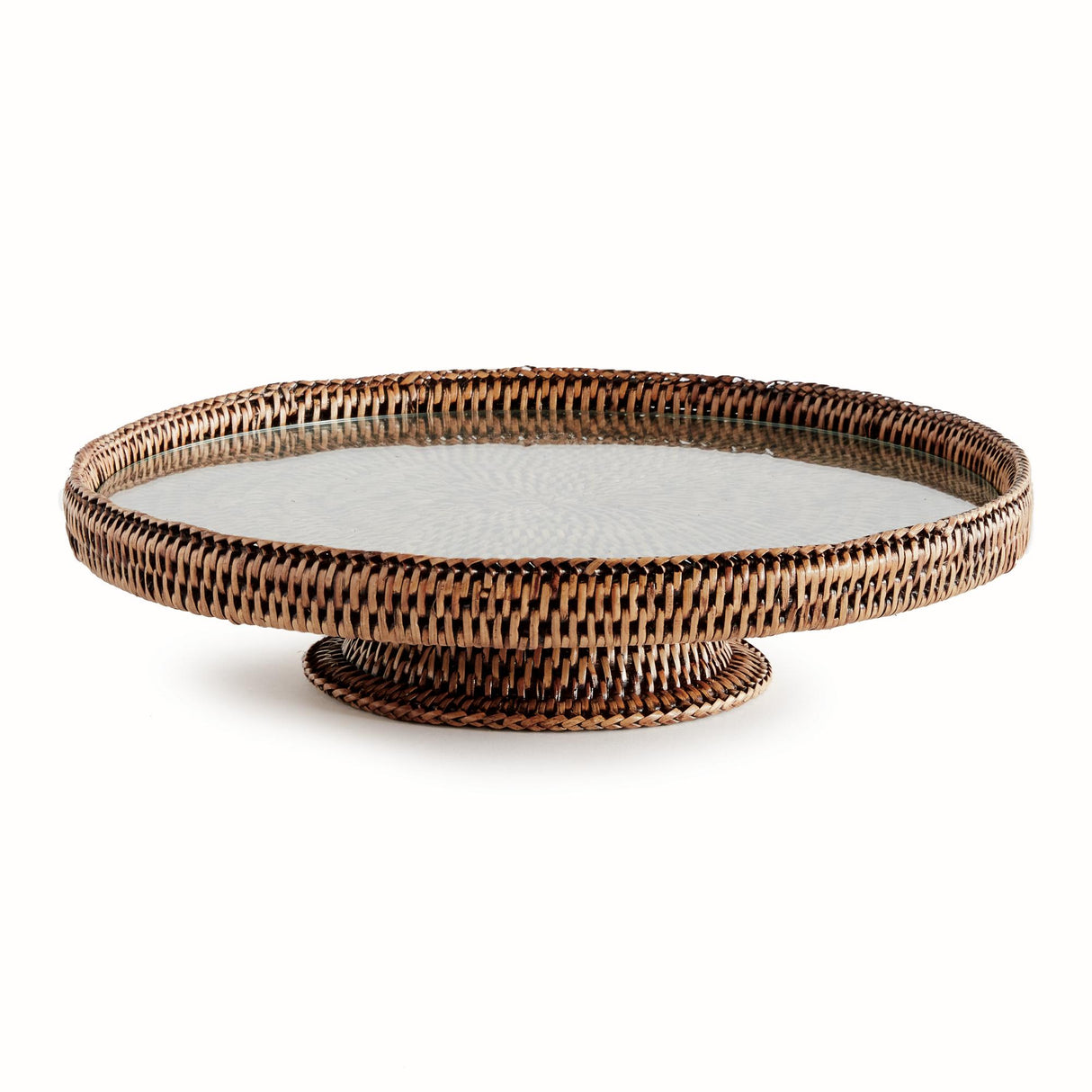 Napa Warm Brown BURMA RATTAN SERVING STAND