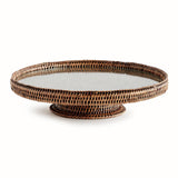 Napa Warm Brown BURMA RATTAN SERVING STAND