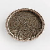Napa Graywash BURMA RATTAN SERVING PLATTER