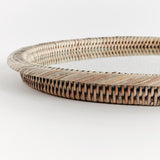 Napa Graywash BURMA RATTAN SERVING PLATTER