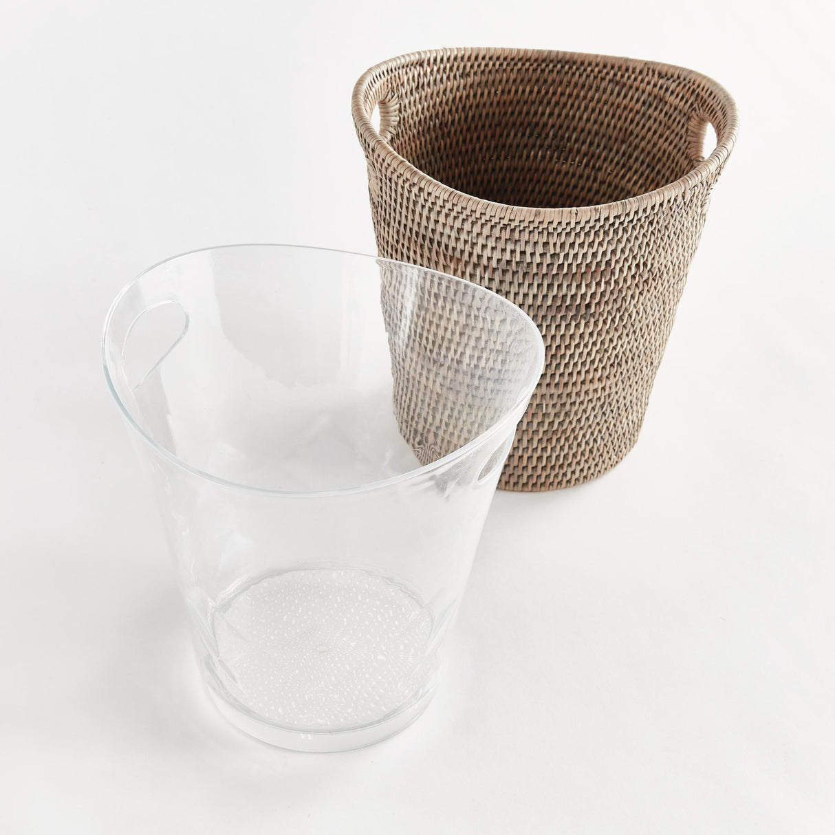 Napa Graywash BURMA RATTAN BEVERAGE TUB SMALL