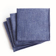Napa Navy BARCLAY BUTERA MIRAMAR COCKTAIL NAPKINS, SET OF 4