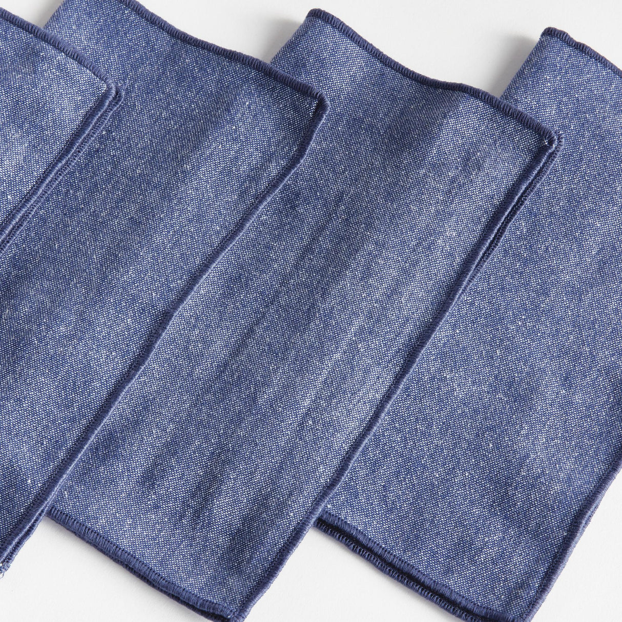 Napa Navy BARCLAY BUTERA MIRAMAR COCKTAIL NAPKINS, SET OF 4