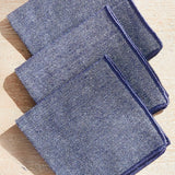 Napa Navy BARCLAY BUTERA MIRAMAR COCKTAIL NAPKINS, SET OF 4