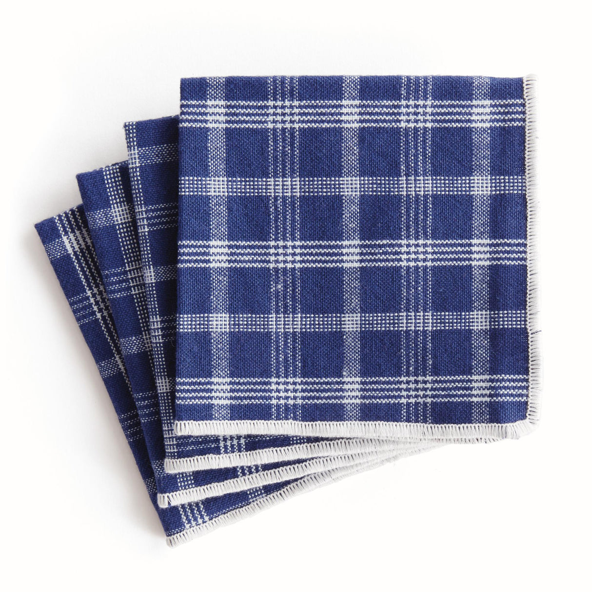 Napa Navy BARCLAY BUTERA OAKWOOD COCKATIL NAPKINS, SET OF 4