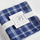 Napa Navy BARCLAY BUTERA OAKWOOD COCKTAIL NAPKINS, SET OF 4