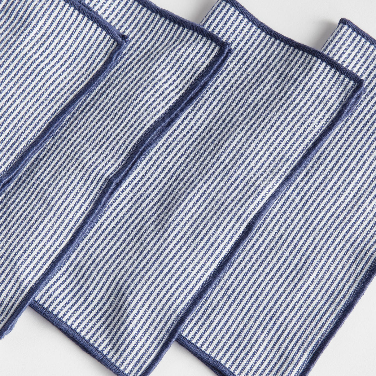 Napa Navy BARCLAY BUTERA VISTA COCKATIL NAPKINS, SET OF 4