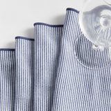 Napa Navy BARCLAY BUTERA VISTA COCKATIL NAPKINS, SET OF 4
