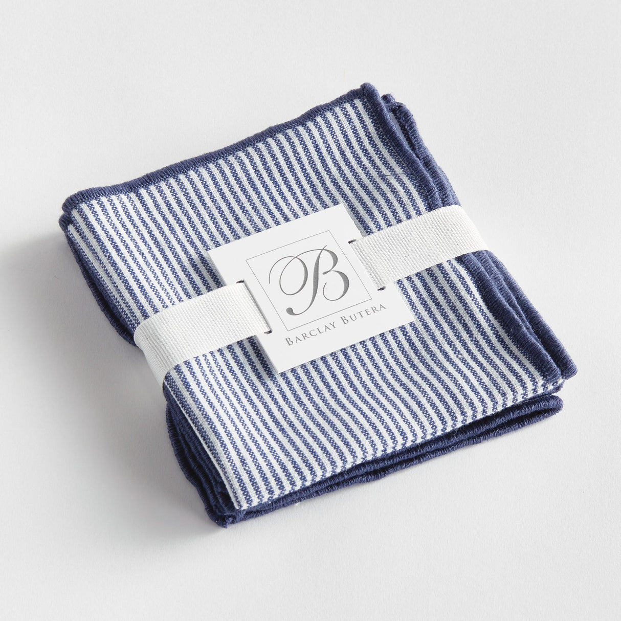 Napa Navy BARCLAY BUTERA VISTA COCKATIL NAPKINS, SET OF 4