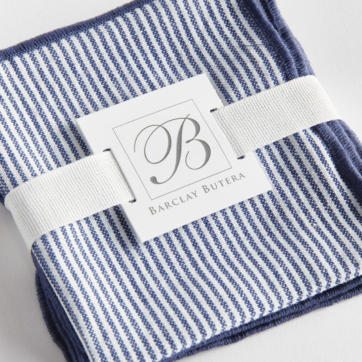 Napa Navy BARCLAY BUTERA VISTA COCKATIL NAPKINS, SET OF 4