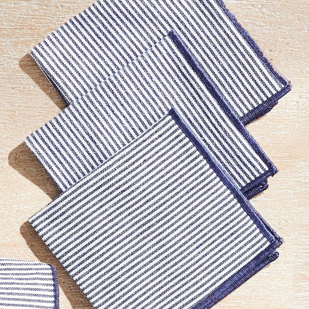 Napa Navy BARCLAY BUTERA VISTA COCKATIL NAPKINS, SET OF 4
