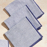Napa Navy BARCLAY BUTERA VISTA COCKATIL NAPKINS, SET OF 4
