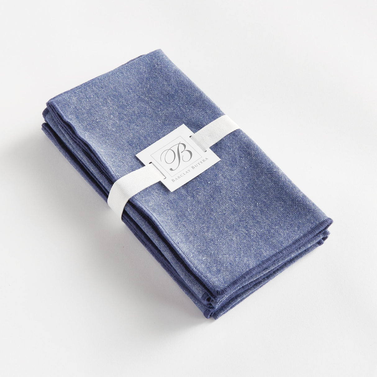 Napa Navy BARCLAY BUTERA MIRAMAR DINNER NAPKINS, SET OF 4