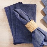 Napa Navy BARCLAY BUTERA MIRAMAR DINNER NAPKINS, SET OF 4