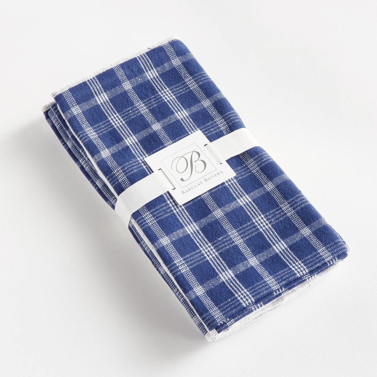 Napa Navy BARCLAY BUTERA OAKWOOD DINNER NAPKINS, SET OF 4