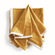 Napa Ochre/White JASE DINNER NAPKINS, SET OF 4