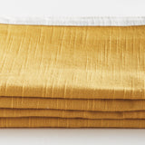 Napa Ochre/White JASE DINNER NAPKINS, SET OF 4