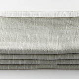 Napa Green/White FERNBROOK DINNER NAPKINS, SET OF 4