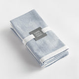 Napa Blue/White PAIGE DINNER NAPKINS, SET OF 4
