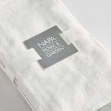 Napa White/Sage QUINN DINNER NAPKINS, SET OF 4