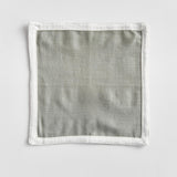 Napa Green/White FERNBROOK COCKTAIL NAPKINS, SET OF 4
