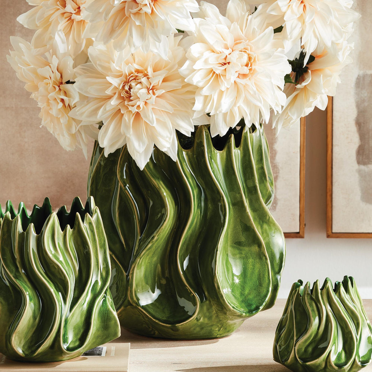 Napa Green CALLISTA VASE LARGE