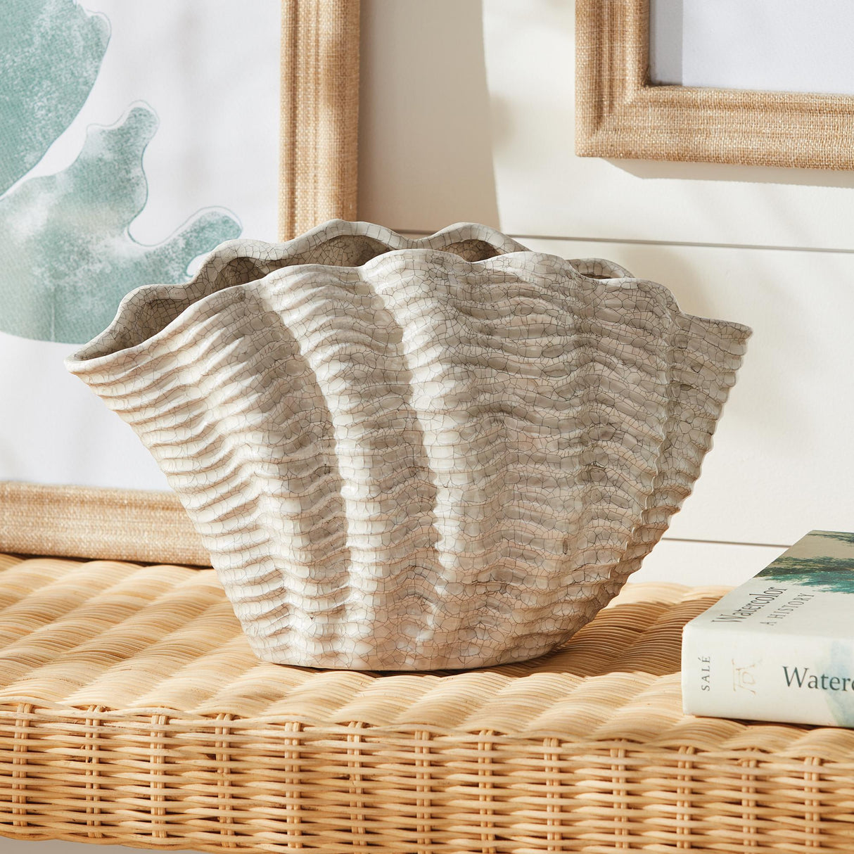 Napa Cream SEASHORE VASE LARGE