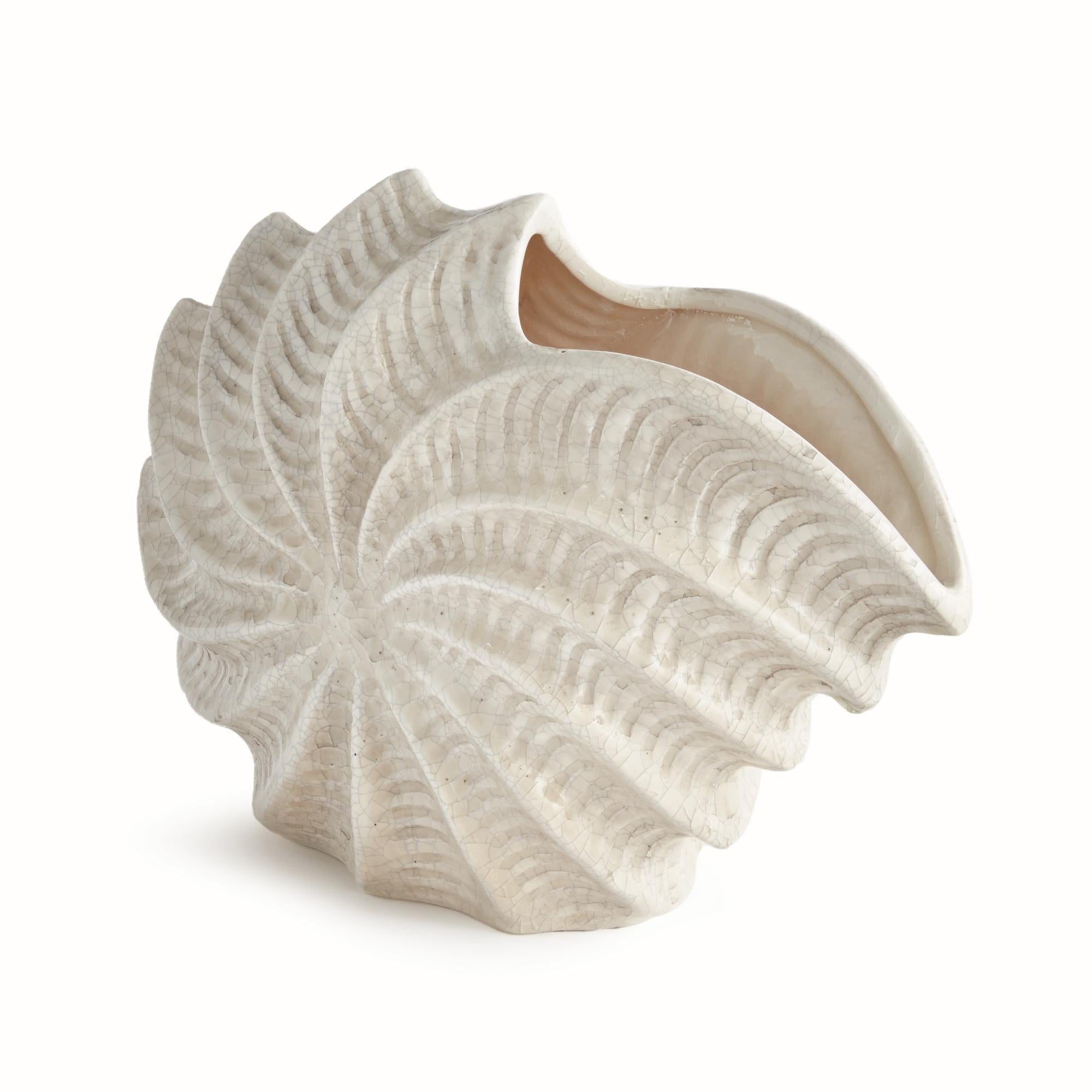 Napa Nautilus Shell Vase - Thumbnail 3