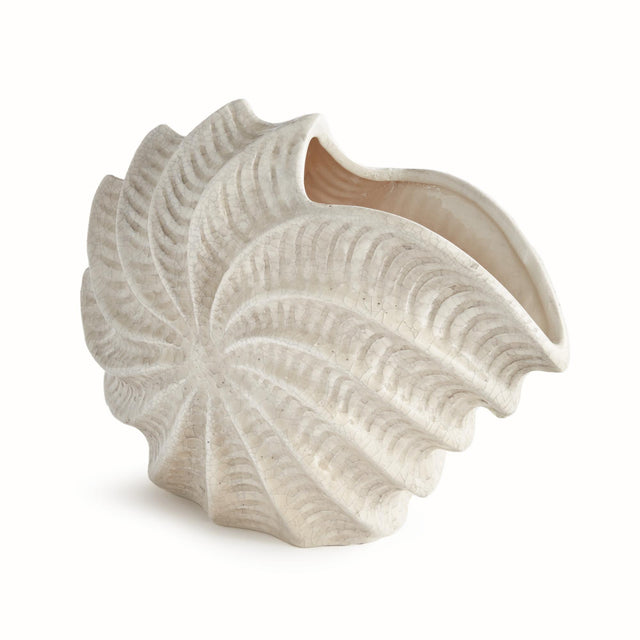 Napa Cream NAUTILUS SHELL VASE