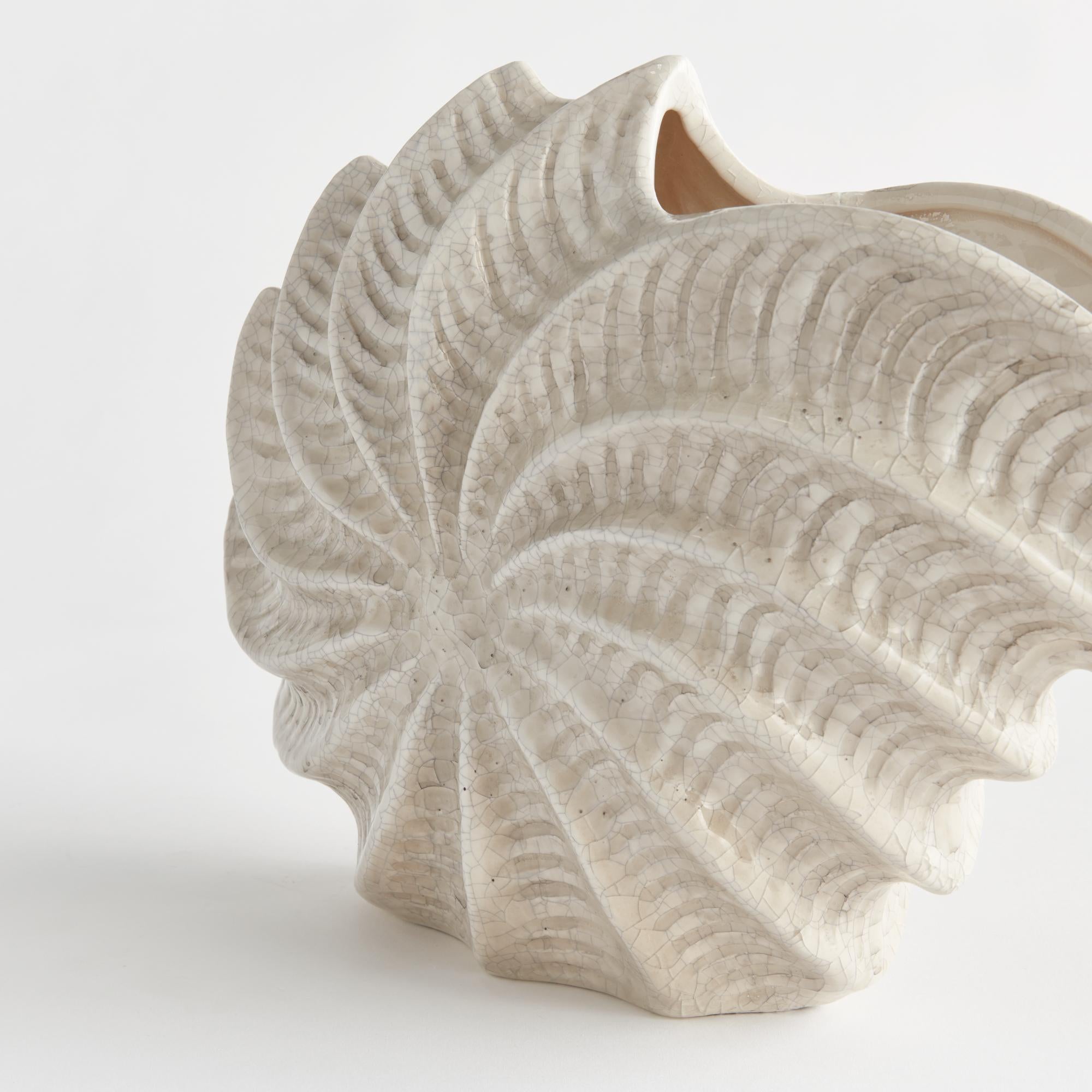 Napa Nautilus Shell Vase