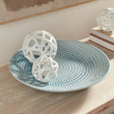 Napa Blue MIRO DECORATIVE PLATE